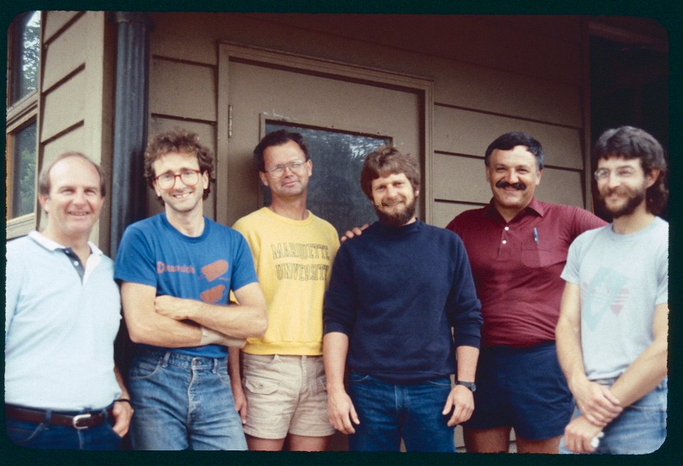 S.W.I.M. Staff with camp staff 1985